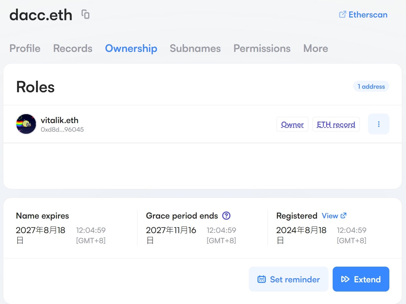 Vitalik铸造ENS域名dacc.eth d/acc概念到底是什么？ post thumbnail image